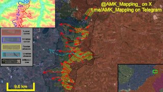 Продвижение российских войск в районе Славянска и Краматорска
