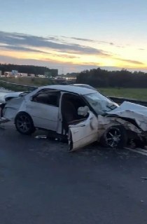 Масштабное ДТП на трассе М-7: столкнулись два автомобиля, четыре пострадавших